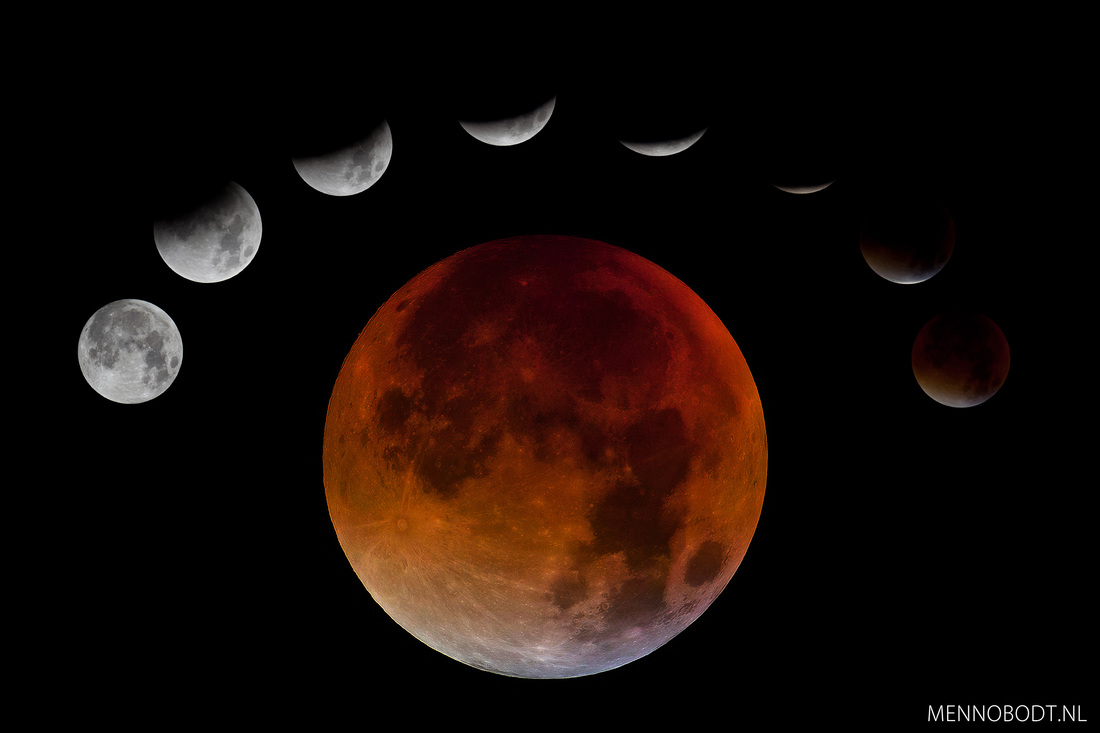 Blood moon,super moon,total lunar eclipse,27,28,september,2015,netherlands